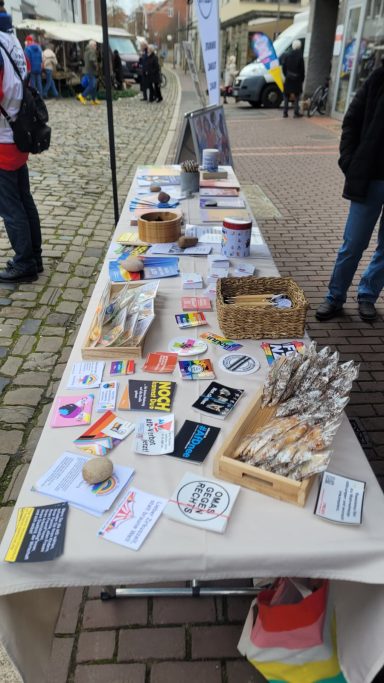 Tisch am Stand von OGR SHG 29.11.25